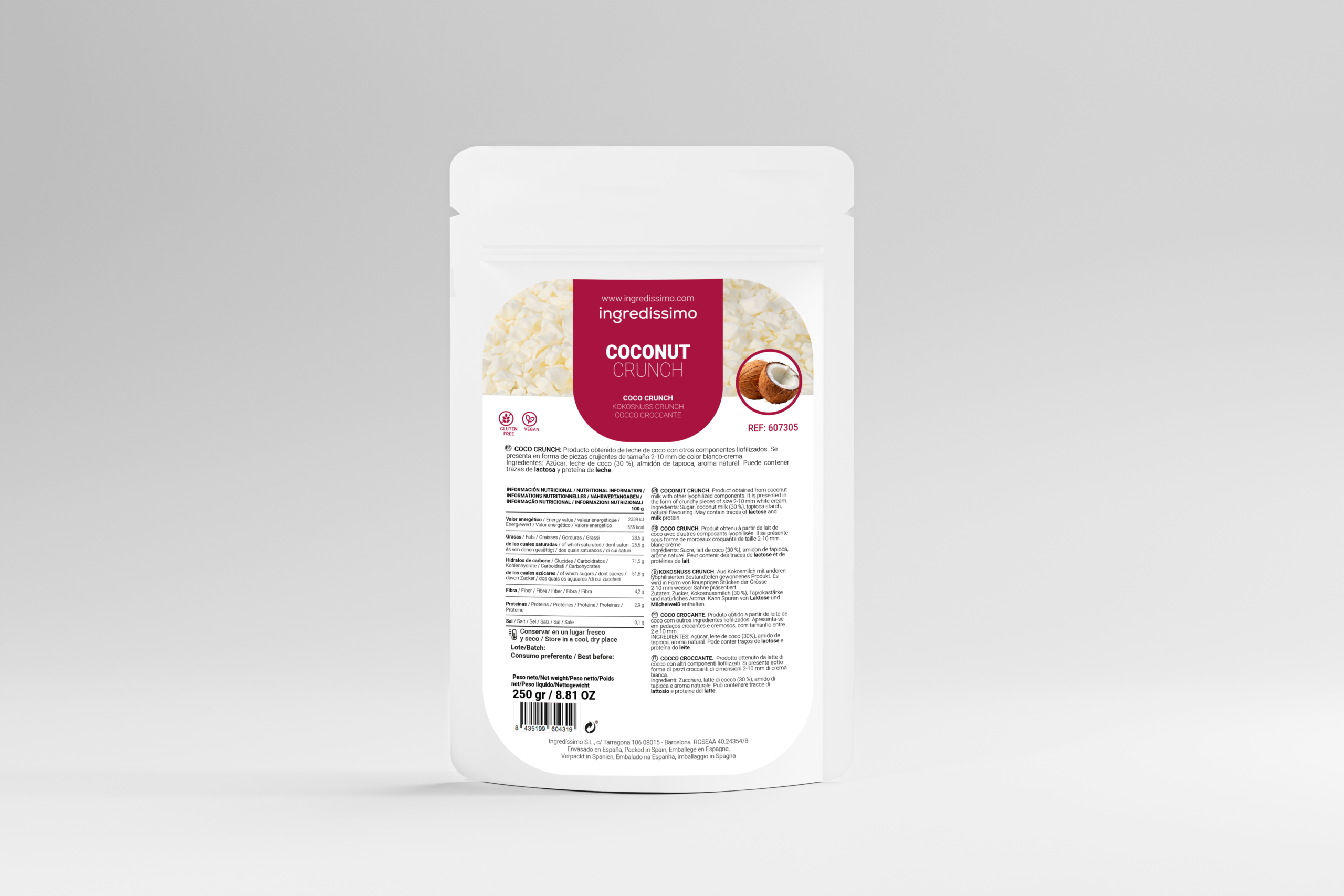 Coco crunch 250g (Doypack)